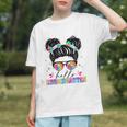 Rocking Kindergarten Vibes! Messy Bun Back to School Youth T-shirt Rocking Kindergarten Vibes! Messy Bun Back to School Youth T-shirt