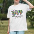 Vibrant Vibes for the First Day! Peace Love Preschool Youth T-shirt