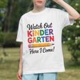 Watch Out Kindergarten Here I Come Back to School Youth T-Shirt