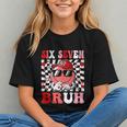 6 7 Bruh Six Seven Valentine Heart Baseball Graphic Youth 6 7 Bruh Six Seven Valentine Heart Baseball Graphic Youth