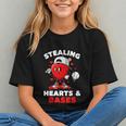 Boys Valentines Baseball Drip Icecream Stealing Hearts Kids Graphic Youth Boys Valentines Baseball Drip Icecream Stealing Hearts Kids Graphic Youth