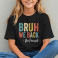 Bruh We Back Vice Principal Retro Back to School Youth T-Shirt Bruh We Back Vice Principal Retro Back to School Youth T-Shirt