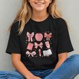 Charming Boho Coquette Bows Back to School Youth T-shirt