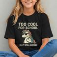Too Cool For School Unicorn Back To School Humor Graphic Youth