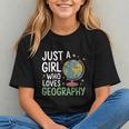Exploring the World! Back to School Geography Girls Youth T-Shirt