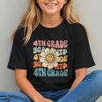 Groovy Floral Vibes for 4th Grade Back to School Youth T-Shirt Groovy Floral Vibes for 4th Grade Back to School Youth T-Shirt