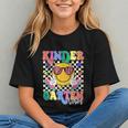 Groovy Smiley Kindergarten Team Back to School Youth T-shirt