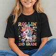 Magical Unicorn Rollin into 2nd Grade Back to School Youth T-Shirt