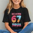 Six Seven Bruh 67 Ice Cream Drip Baseball For Men Women Kids Graphic Youth Six Seven Bruh 67 Ice Cream Drip Baseball For Men Women Kids Graphic Youth