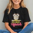 Wise Owls of the 6th Grade Squad Back to School Youth T-shirt