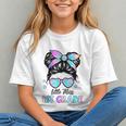 1st Grade Vibes Messy Bun Back to School Youth T-shirt 1st Grade Vibes Messy Bun Back to School Youth T-shirt