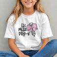 Adorable Coquette Gingham Bow Back to School Youth T-shirt Adorable Coquette Gingham Bow Back to School Youth T-shirt