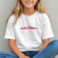 Atlanta Baseball Vintage Player Minimalist Skyline Retro Graphic Youth