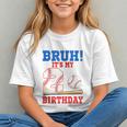Bruh It's My 2nd Birthday Boy Baseball Themed Party Graphic Youth Bruh It's My 2nd Birthday Boy Baseball Themed Party Graphic Youth