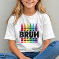 Color the First Day Fun! Crayons Back to School Youth T-shirt Color the First Day Fun! Crayons Back to School Youth T-shirt