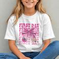 Coquette Bow Back to School Chic Youth T-Shirt Coquette Bow Back to School Chic Youth T-Shirt