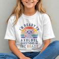 Curious 1st Grader Axolotl Questions Back to School Youth T-Shirt Curious 1st Grader Axolotl Questions Back to School Youth T-Shirt