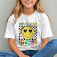 Girls 1st Grade Vibes Smile Face Back To School First Grade Graphic Youth Girls 1st Grade Vibes Smile Face Back To School First Grade Graphic Youth