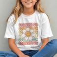 Groovy Daisy Vibe School Counselor Back to School Youth T-shirt Groovy Daisy Vibe School Counselor Back to School Youth T-shirt