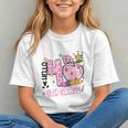 Groovy Leopard Tie Dye 4th Grade Back to School Youth T-shirt