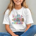 Groovy Tie Dye 4th Grade Back to School Youth T-Shirt