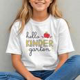 Hello Kindergarten Back To School Cute First Day Kids School Graphic Youth Hello Kindergarten Back To School Cute First Day Kids School Graphic Youth