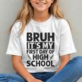 High School First Day Bruh Vibe Back to School Youth T-shirt