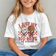 I Just Hit 100 Days Of School Baseball 100th Day Teacher Kid Graphic Youth I Just Hit 100 Days Of School Baseball 100th Day Teacher Kid Graphic Youth