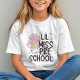 Little Miss Preschool Vibes Back to School Youth T-shirt Little Miss Preschool Vibes Back to School Youth T-shirt