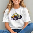 Monster Truck School Bus Yellow Back To School Kids Toddler Graphic Youth