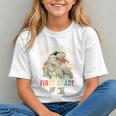 Roaring into 1st Grade! Dinosaur Back to School Youth T-shirt