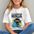 Stealth Mode Engaged! Classroom Ninja Back to School Youth T-shirt
