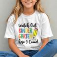 Watch Out Kindergarten! Here I Come Back to School Youth T-shirt