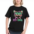 100 Days Of School Baseball Ice Cream Drip 100th Day Player Graphic Youth