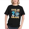 2nd Grade Back To School Baseball Drip Ice Cream Game On Graphic Youth