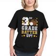 3rd Grade Batter Up Baseball First Day Back To School Graphic Youth