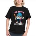 67 Six Seven Baseball Ice Cream Drip Number 67 Player Graphic Youth