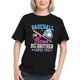 Baseball Or Bows Big Brother Loves You Gender Pink Or Blue Graphic Youth Baseball Or Bows Big Brother Loves You Gender Pink Or Blue Graphic Youth