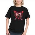 Baseball Ice Cream Drip Number 67 Meme Valentine Couple Love Graphic Youth