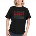 Baseball Layered Text Team Player Coach Youth Graphic Youth