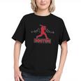 Boston Lovers Skyline Retro Baseball Heartbeat Men Women Graphic Youth