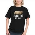 Bruh We Back To School Capybara First Day Of School Graphic Youth Bruh We Back To School Capybara First Day Of School Graphic Youth