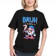 Bruh I'm 7 Baseball Ice Cream Drip It's My 7th Birthday Graphic Youth
