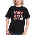 Charming Boho Coquette Bows Back to School Youth T-shirt