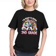 Crush 2nd Grade Girls Back To School Unicorn First Day Cute Graphic Youth