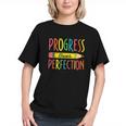 Embrace Growth! Progress Over Perfection Back to School Youth T-Shirt