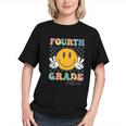Groovy 4th Grade Vibes! Retro Smile Back to School Youth T-shirt