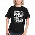 Groovy 8th Grade Checkerboard Back to School Youth T-Shirt Groovy 8th Grade Checkerboard Back to School Youth T-Shirt
