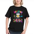 Groovy Cat Rocking into Back to School Youth T-Shirt