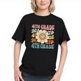 Groovy Floral Vibes for 4th Grade Back to School Youth T-Shirt Groovy Floral Vibes for 4th Grade Back to School Youth T-Shirt